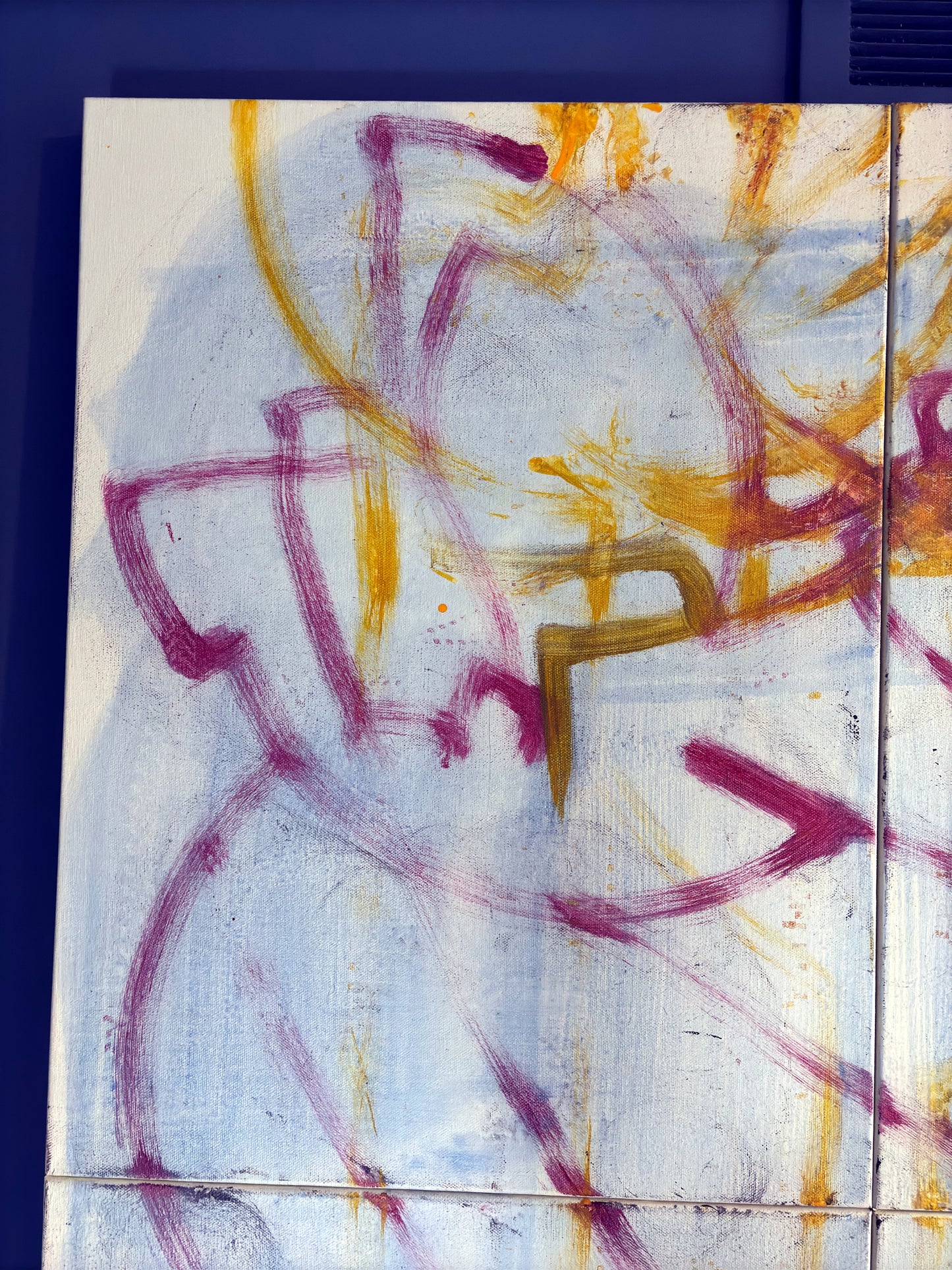 Tetrabot Ballet #1 (complete painting)
