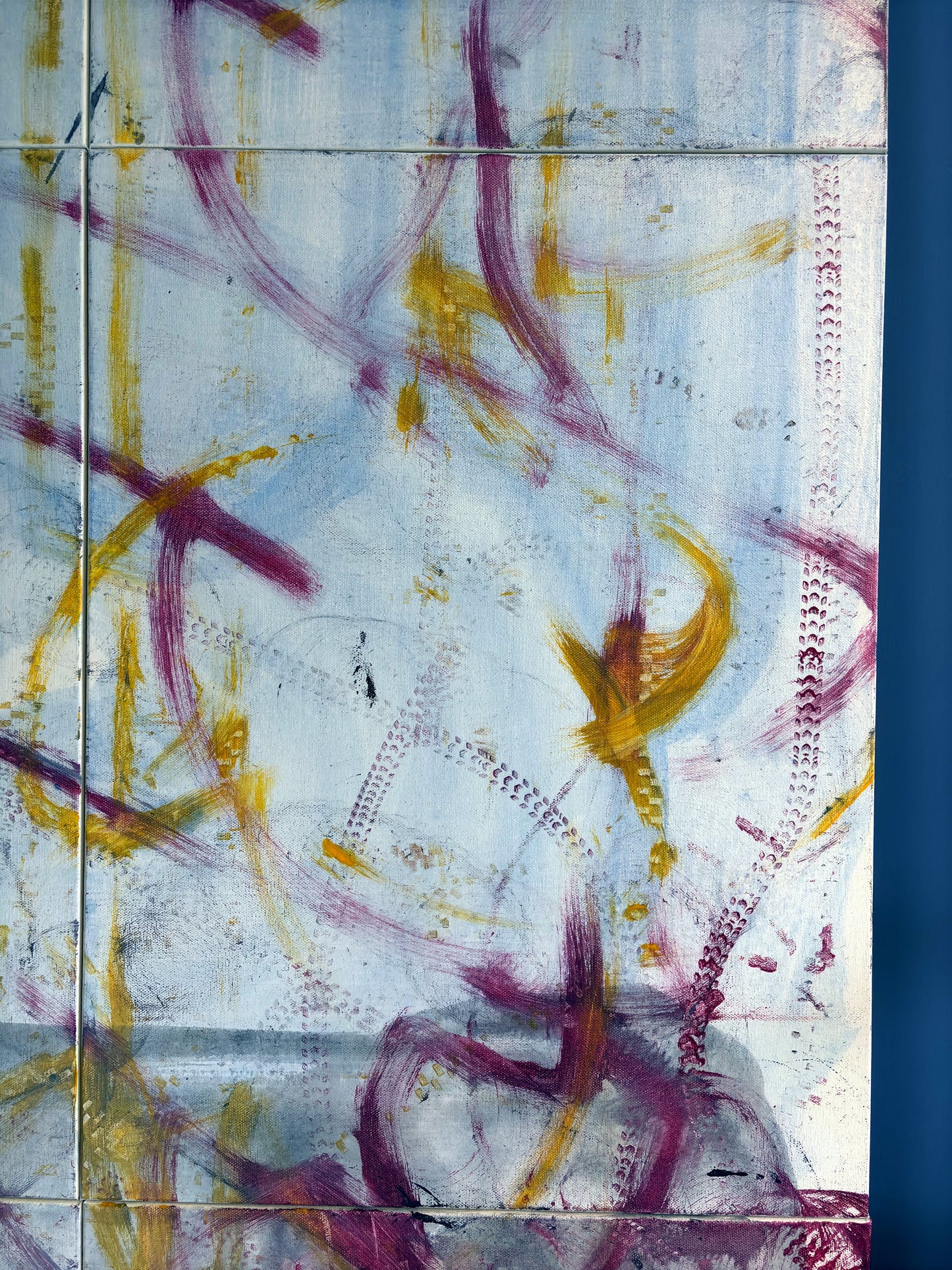 Tetrabot Ballet #1 (complete painting)