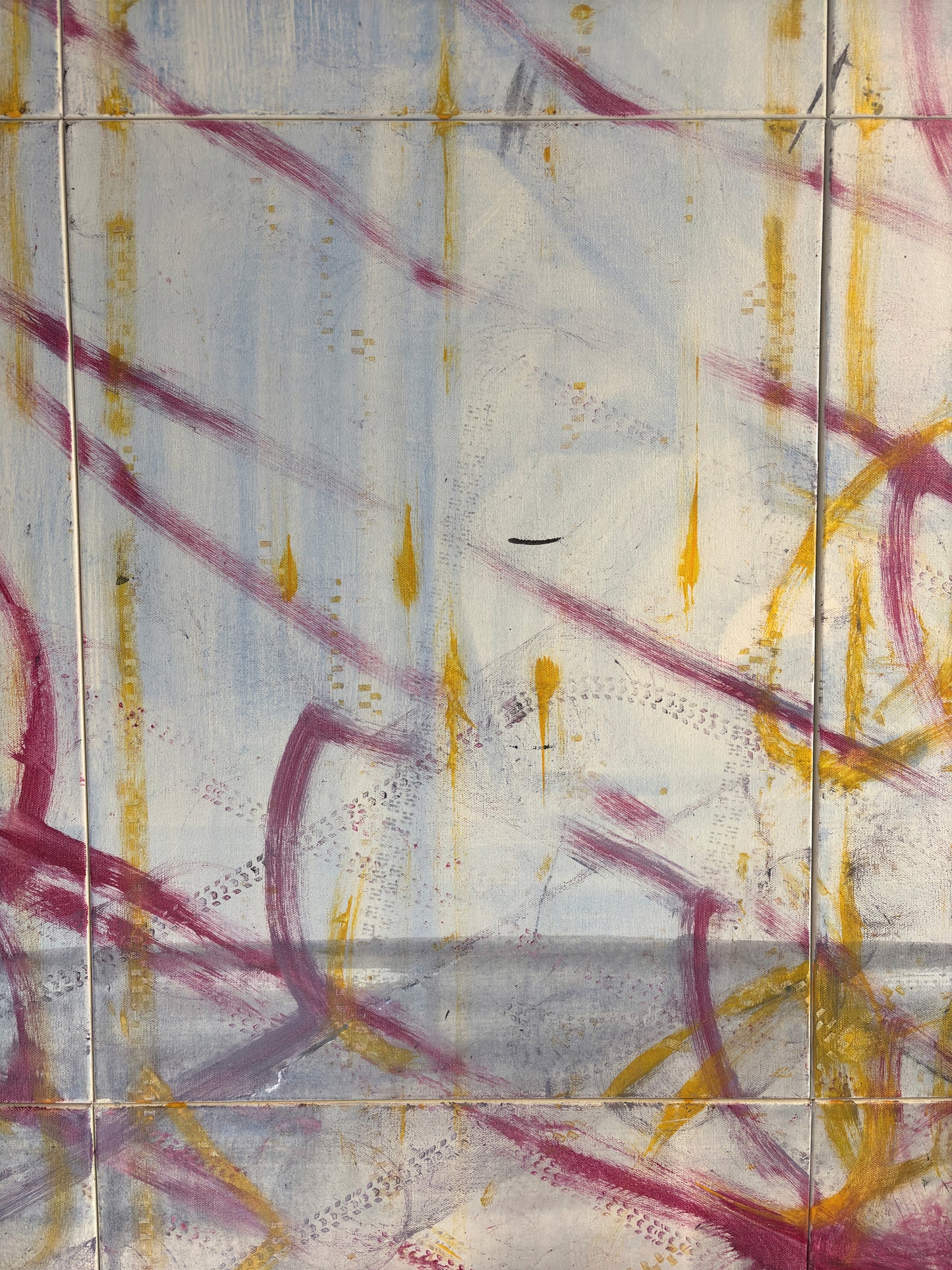 Tetrabot Ballet #1 (complete painting)