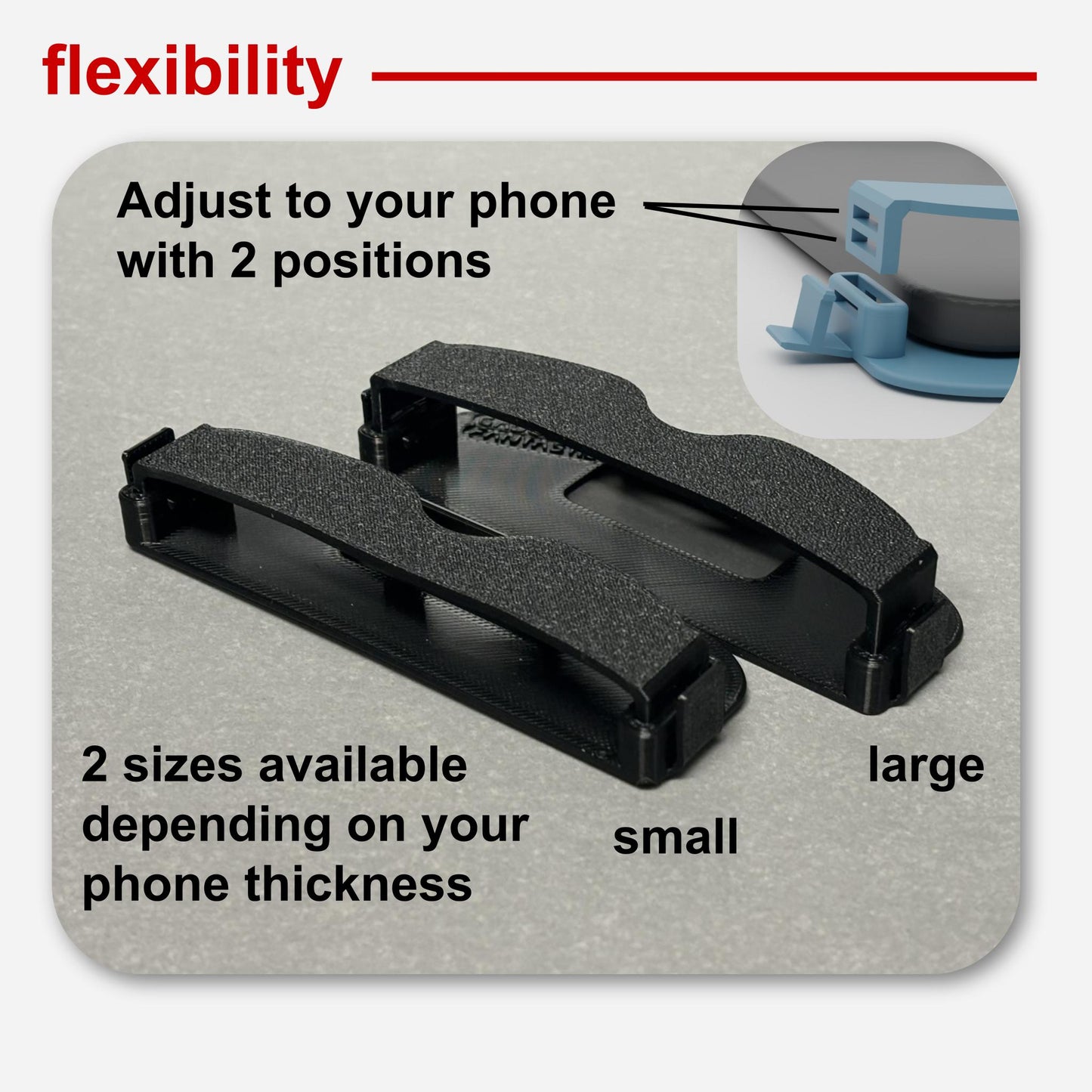 Mobile phone holder for laptop computers